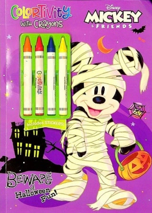 Beware of Halloween Fun! Colortivity (Disney Mickey & Friends)