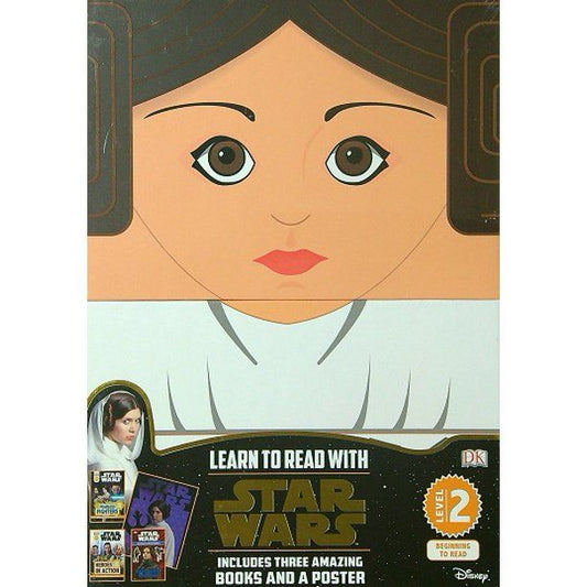 Learn to Read with Star Wars (Level 2, Includes 3 Amazing Books and a Poster)